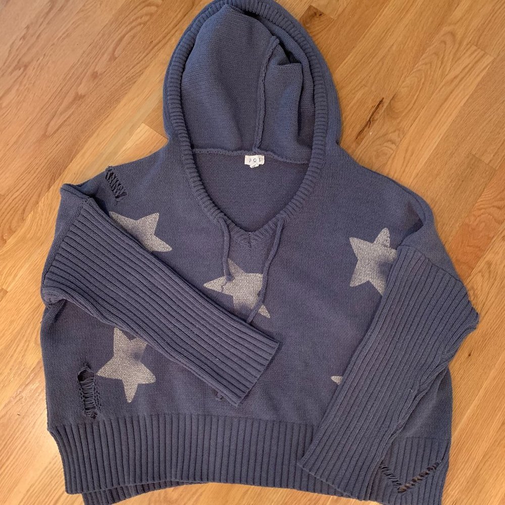 POL cotton hoodie sweater